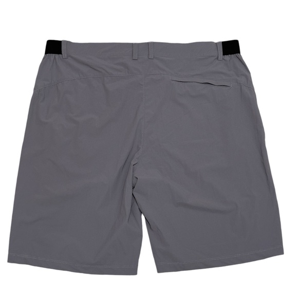 Mens OutdoorSports 40 XL Shorts Khakis Chino Gray Flex Gripper Waist Stretch New - Picture 4 of 9
